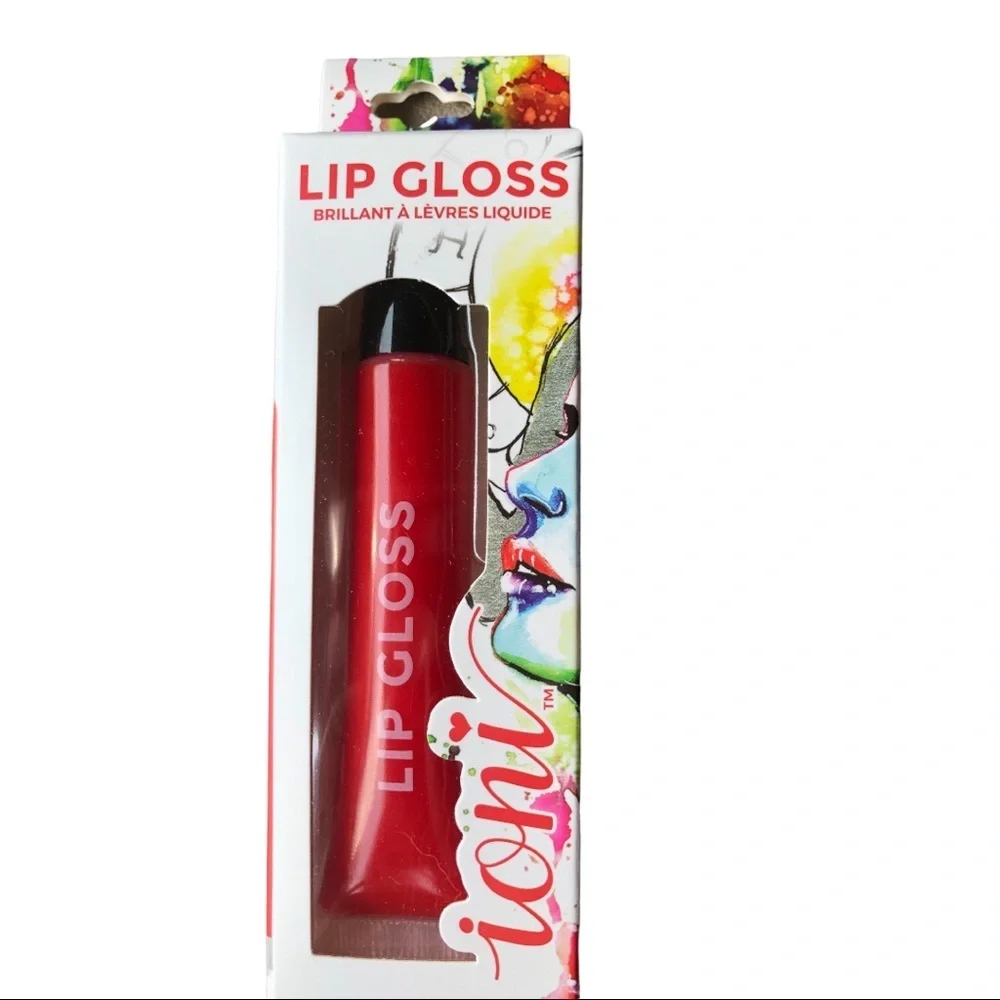 2 High shine lip gloss in sheer fuchsia, Melon,‎ Fuchsia, sheer red, Warm nude